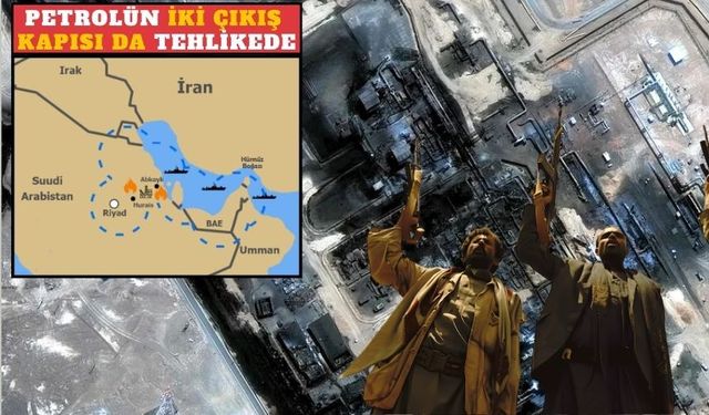 Husiler Suudi Arabistan’ı vuruyor dünya iki boğazda değişiyor