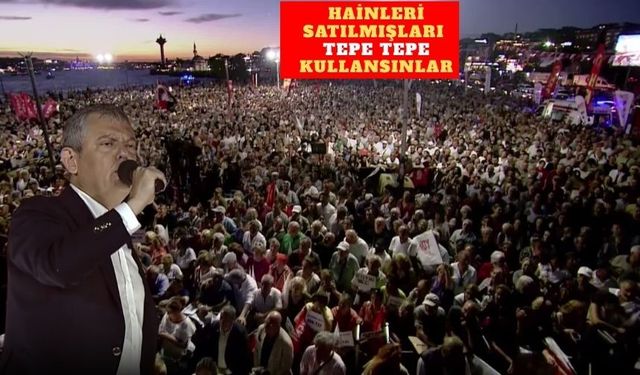 Özgür Özel Üsküdar’dan rest çekti: Sandığı duymadın meydanı duyuyor musun Erdoğan?