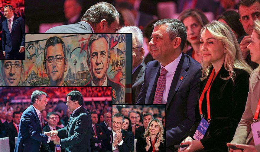 CHP Kurultayı'nda dikkat çeken kareler