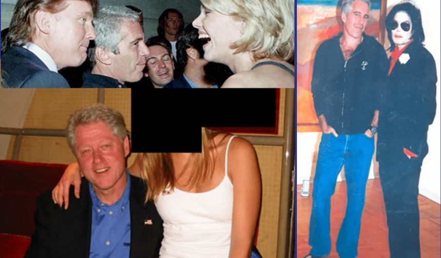 Epstein dosyalarının ilk parti fotoğrafları! Hepsi orada
