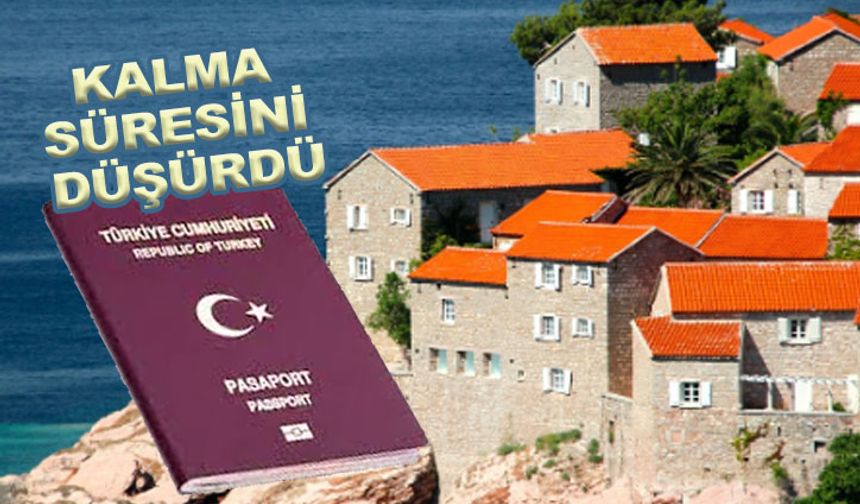 Karadağ Türklere vize kararını geri aldı