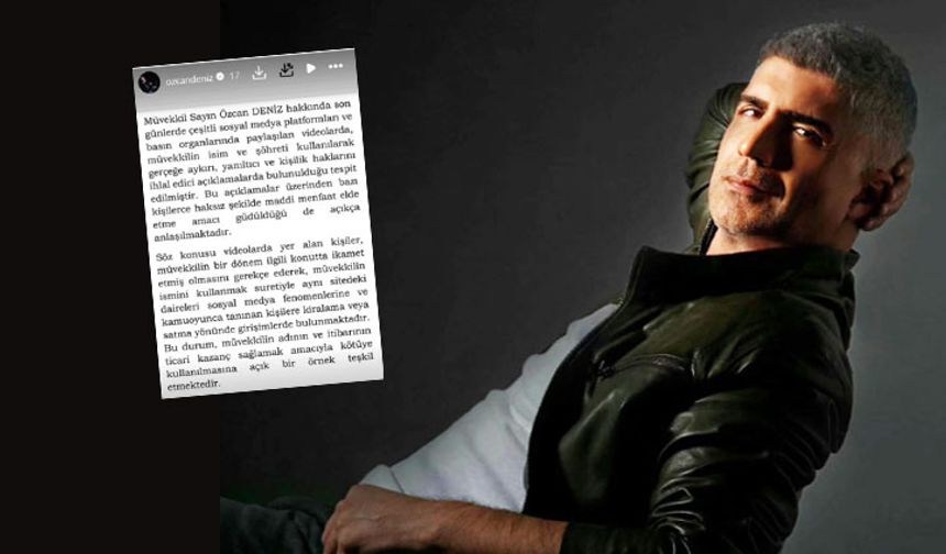 '20 evi var' iddiası Özcan Deniz'i kızdırdı