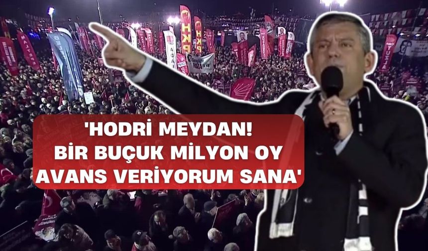 Özgür Özel Erdoğan'a İBB seçimi için meydan okudu!