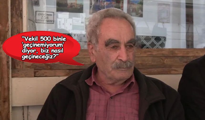 Çorum'da emekli isyanı: Yazın ameleliğe gidersek karnımız tok