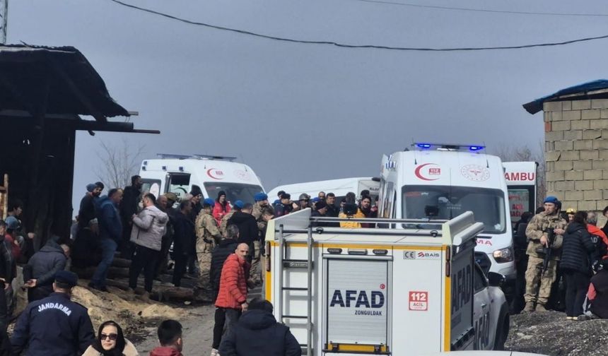 Zonguldak'ta maden ocağında göçük! Mahsur kalanlar var...