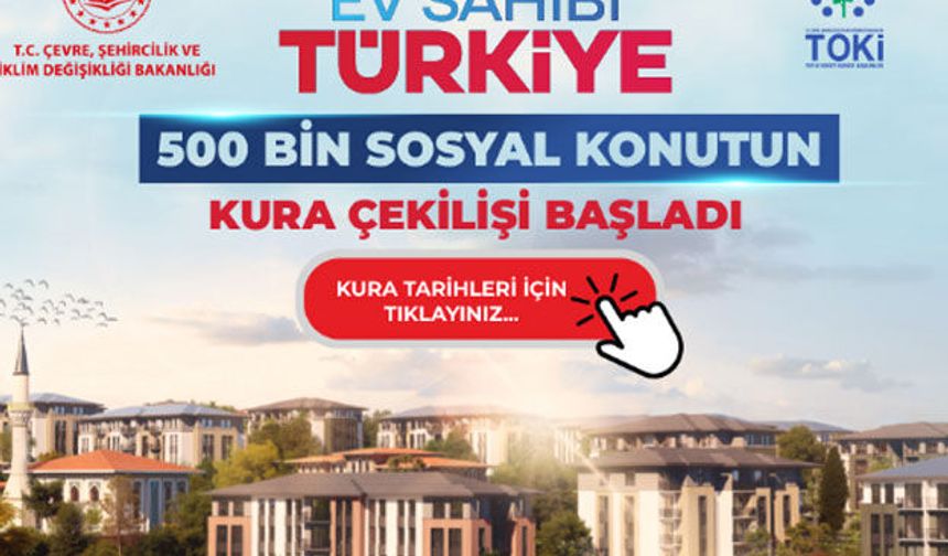 TOKİ 16-22 Şubat 2026 Kura Takvimi! İşte kura çekilecek iller