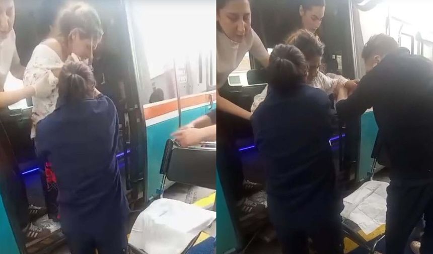 'Müsait bir yerde doğurabilir miyim?' İzmir'de şehir içi dolmuşta doğum!