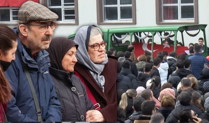 Görev yaptığı okulda öldürülen Fatma Nur öğretmene gözyaşlarıyla veda!