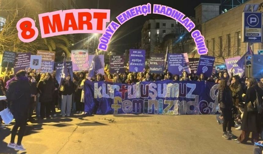 Kadınların gece yürüyüşü: Susmuyoruz, Korkmuyoruz...