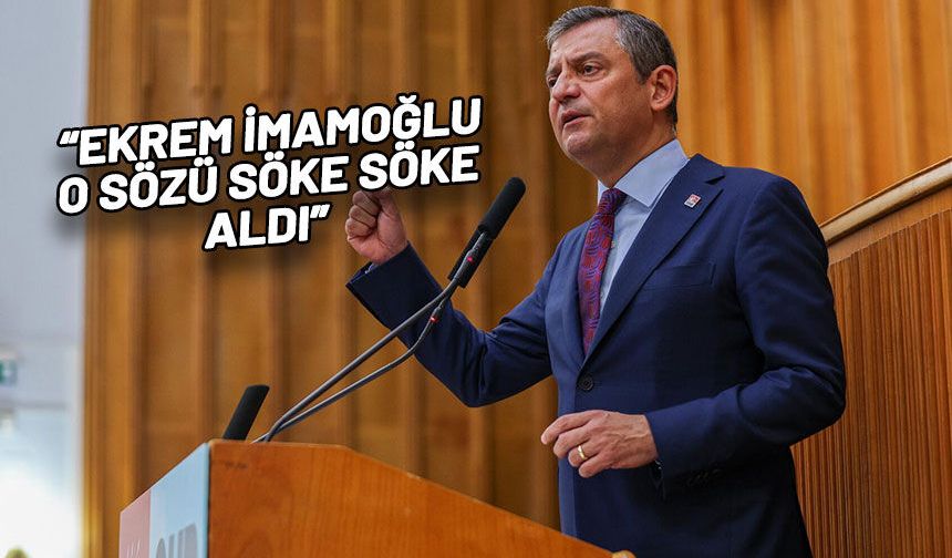 Özgür Özel: Ekrem İmamoğlu buradan çıkacak ülkenin Cumhurbaşkanı olacak
