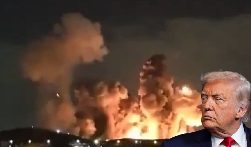 Trump İsfahan'ın bombalanmasının videosunu paylaştı