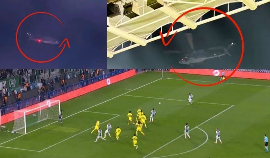 Konya - Fenerbahçe maçında F16 ve helikopter uçuran general görevden alındı!