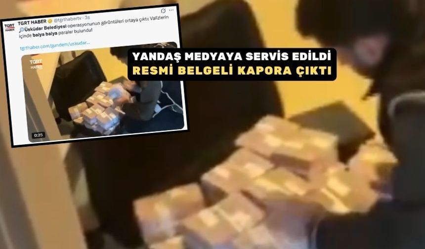 Üsküdar Belediyesi'ndeki balya balya paraların sırrı çözüldü!