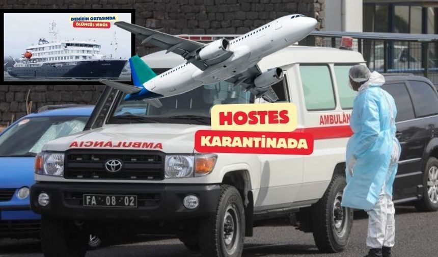 Gemiden sonra uçakta 'Hantavirüs'  kabusu