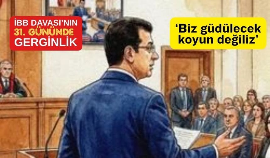 İmamoğlu'ndan Jandarmaya: Buradayım beni indirin yaka paça