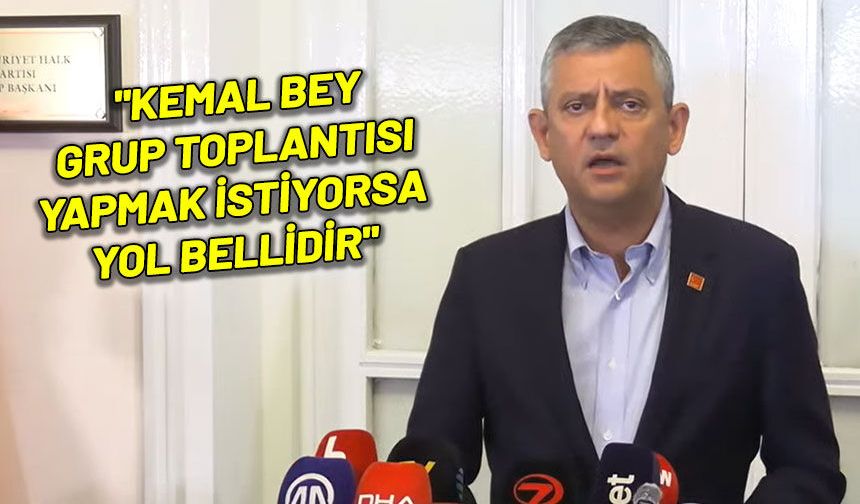 Özgür Özel noktayı koydu! "Yarın grup toplantısı yapacağım"
