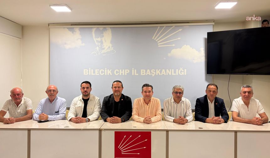CHP Bilecik İlçe Başkanları: Örgüt iradesinin üzerinde hiçbir irade tanımıyoruz
