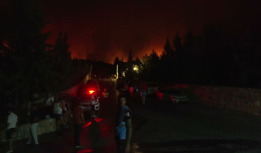 Muğla Milas alev alev