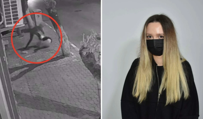 Kadını boynundan bıçakladı, tahliye edildi