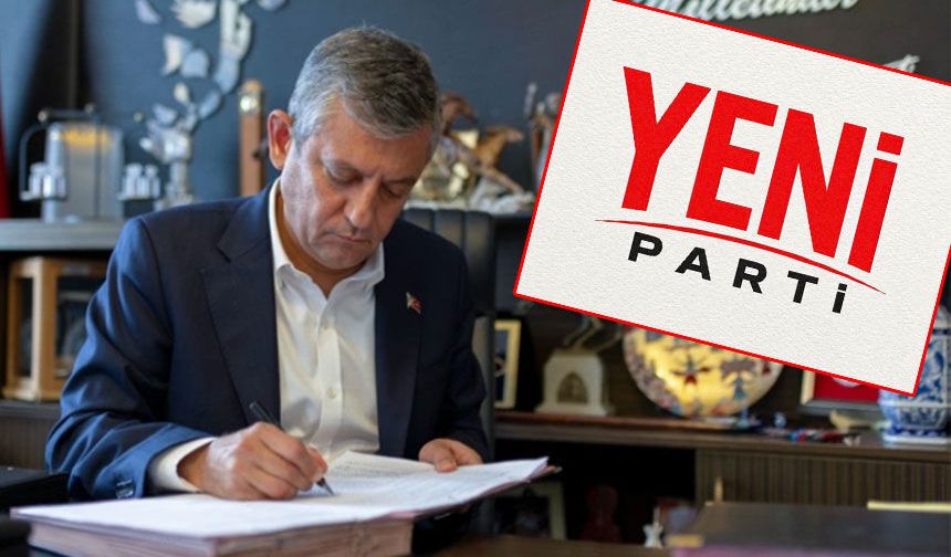 Özgür Özel CHP'den istifa etti! Yeni Parti'nin evrakını imzaladı