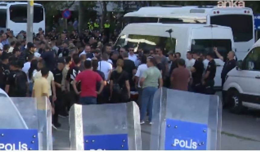 Gazi ve şehit yakınlarına polis ablukası