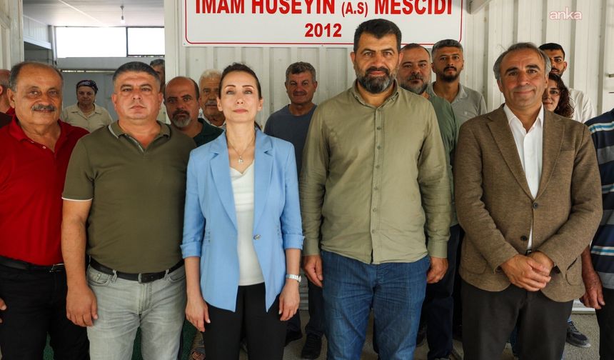 Tülay Hatimoğulları Hatay'da Alevi kanaat önderleriyle görüştü