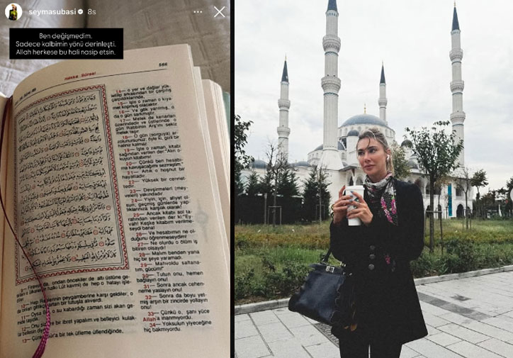 Şeyma Subaşı'ndan "Kur'an" paylaşımı!
