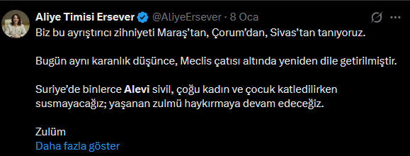 AKP'li Leyla Şahin'in Aleviler hakkındaki sözlerine tepkiler çığ gibi