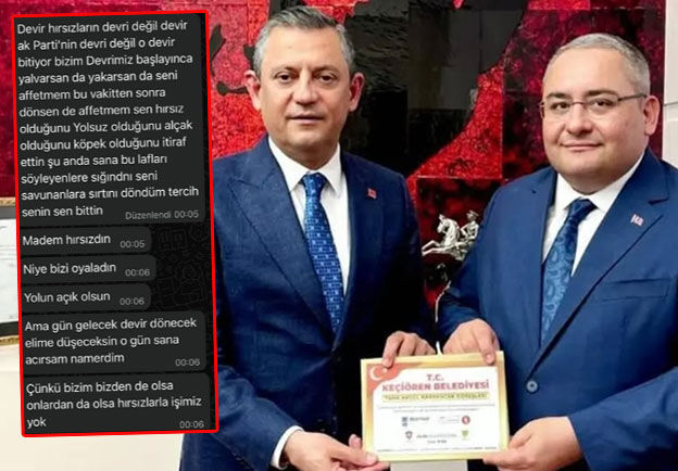 İşte Özgür Özel'in Keçiören Belediye Başkanına attığı mesajlar