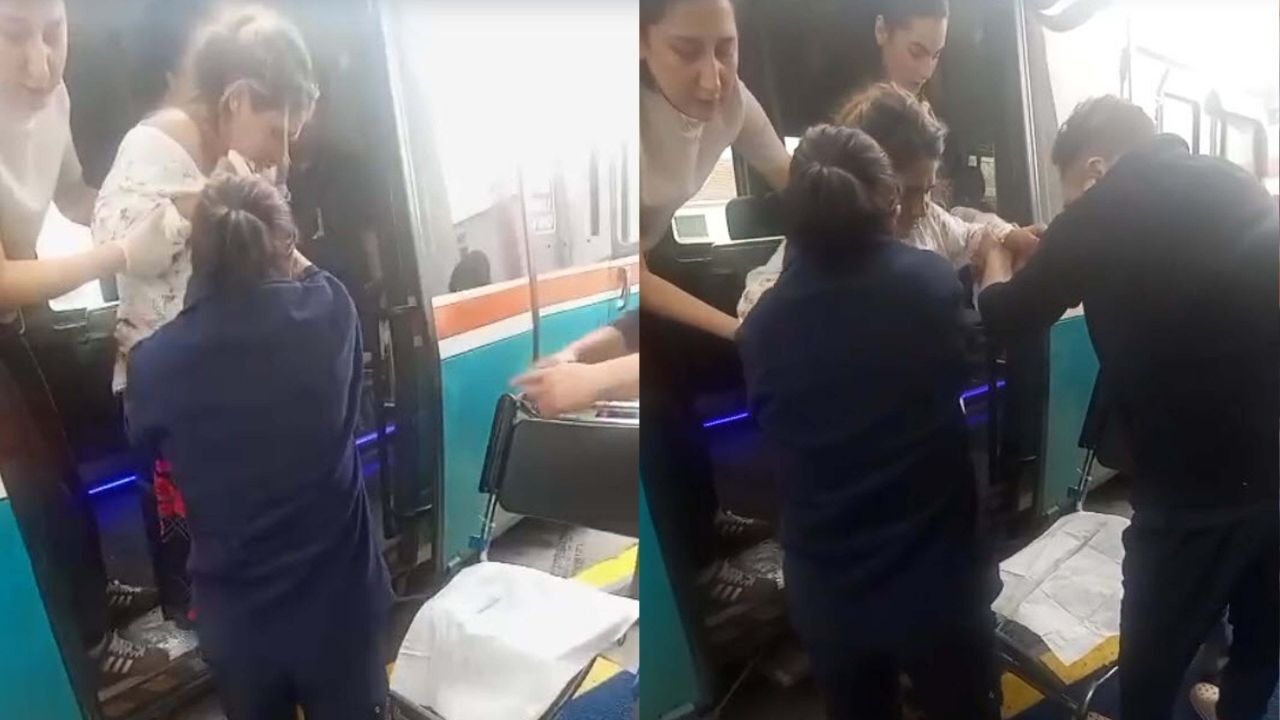 'Müsait bir yerde doğurabilir miyim?' İzmir'de şehir içi dolmuşta doğum!