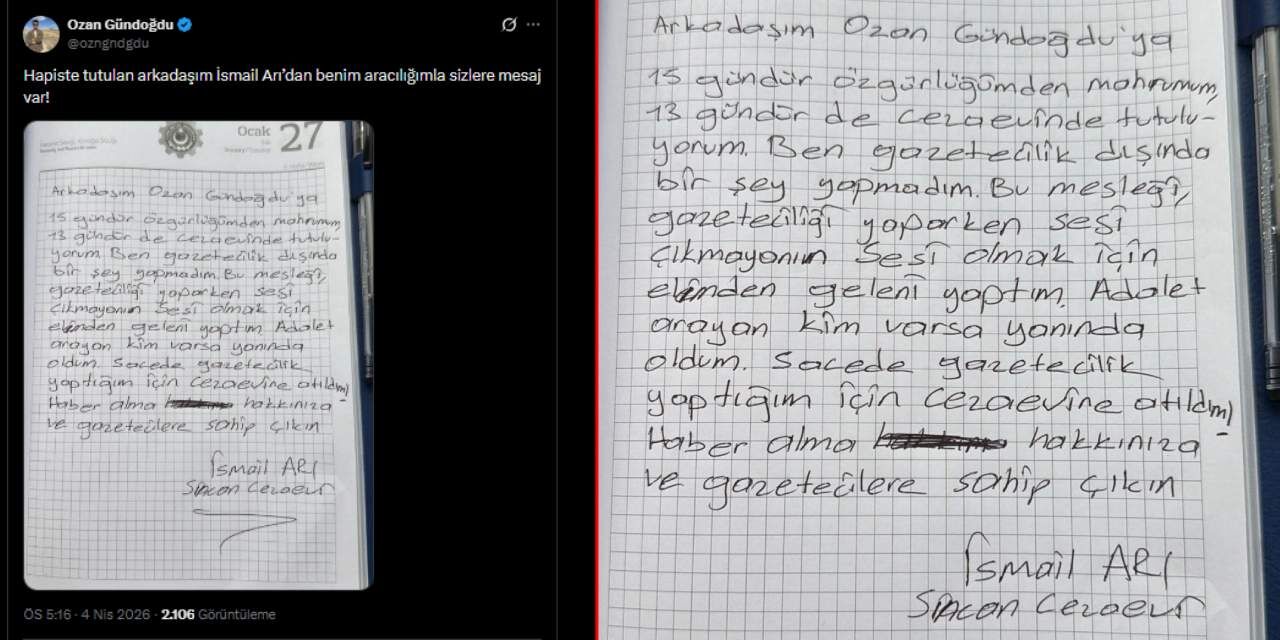 Ismail Aridan Mesaj Geldi Haber Alma Hakkiniza Ve Gazetecilere Sahip Cikin 2