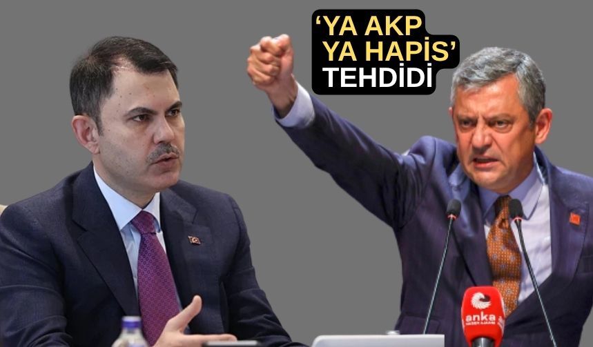 Özgür Özel'den 'Murat Kurum şantaj yaptı' iddiası