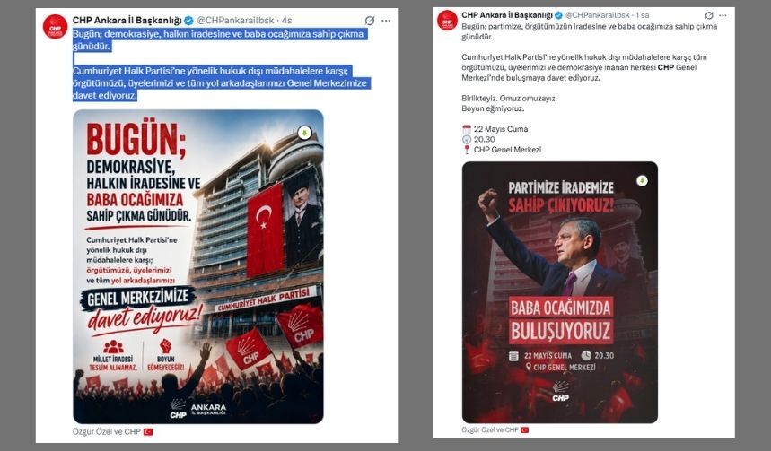 Chp Paylaşım Ankara Çağrı