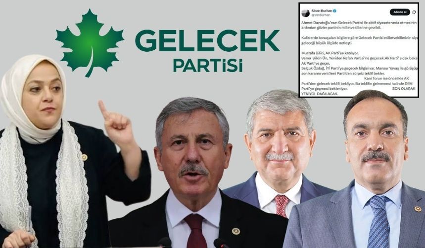 Yandaş yazar Gelecek Partili vekillerin hangi partiye gideceğini yazdı