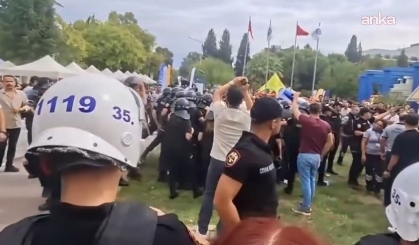 Ege Üniversitesi'nde öğrenci stantlarına müdahale: 27 gözaltı