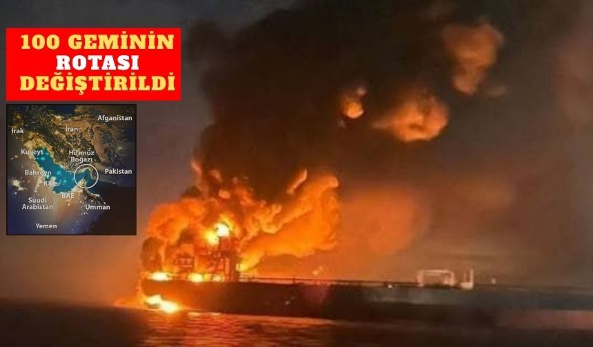 Hürmüz'de kritik saatler! Bir ticari gemi daha vuruldu: 1 ölü