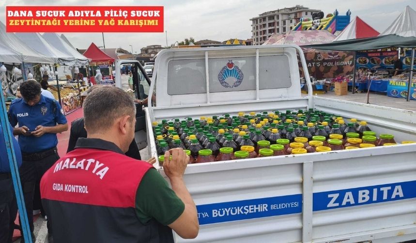Yöresel fuarda yüzlerce kilo yiyecek ürüne el konuldu